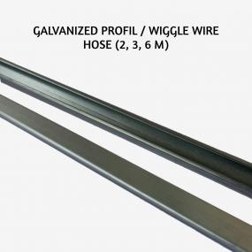 Galvanized Profile / Wiggle Wire Hose (2, 3, 6 M)